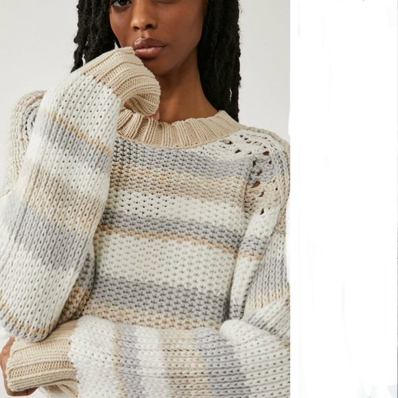Free People Devon Striped sweater - Picture 3 of 4
